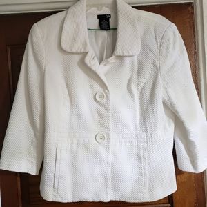 East 5th white cotton jacket